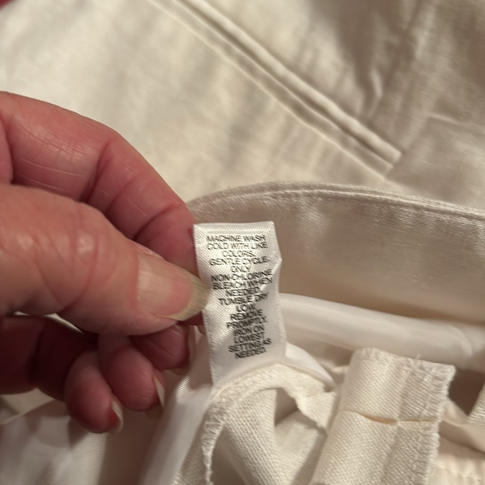EST. 1946 - Med - Women's White Linen Blend Blazer - Picture 4 of 5